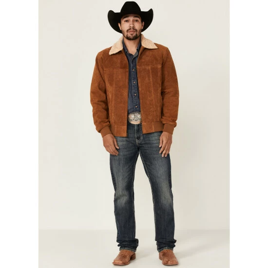 Top 10 ๐ Scully Men's Brown Sherpa Collar Bomber Jacket ๐ฅ - Image 2