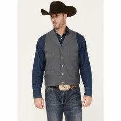 Cheapest ❤️ Scully Men's Ranchwear Vest Charcoal 😀