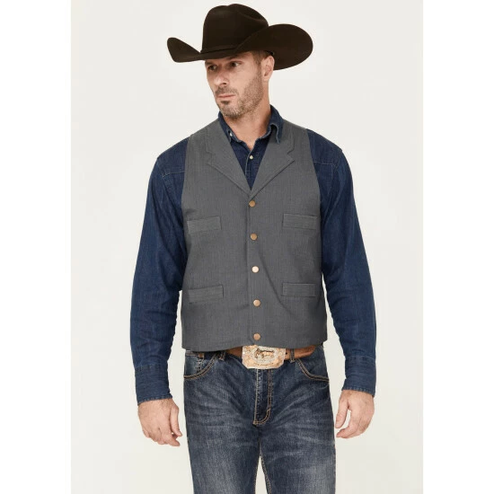 Cheapest โค๏ธ Scully Men's Ranchwear Vest Charcoal ๐