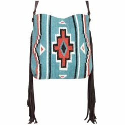 Deals 👍 Scully 👩 Women's Southwestern Wool Shoulder Bag Turquoise ⭐