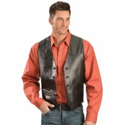 Best reviews of ❤️ Scully Lamb Leather Vest - Big For Men Black 🤩
