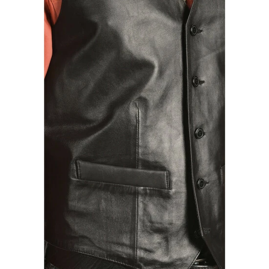 Best reviews of โค๏ธ Scully Lamb Leather Vest - Big For Men Black ๐คฉ - Image 4