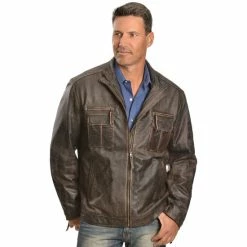 Coupon ๐งจ Scully Vintage Lamb Jacket For Men Brown ๐