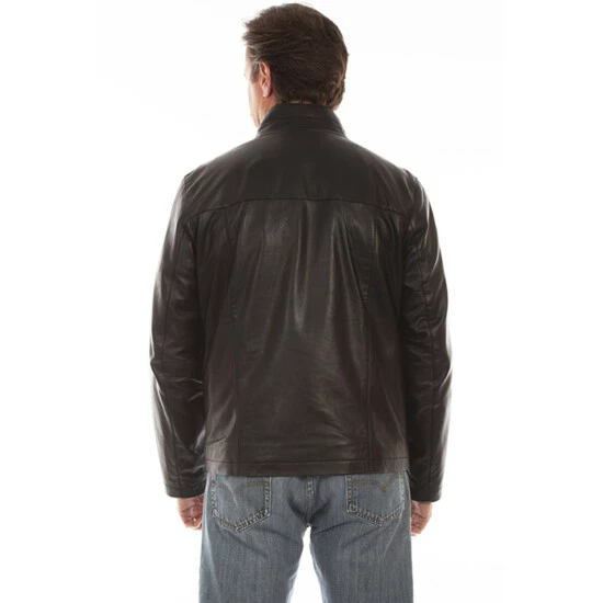 Discount 💯 Scully Men's Black Lamb Leather Zip Front Jacket 🎁 - Image 2