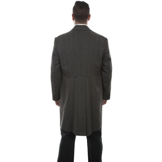 Cheap 🔥 Scully Men's Leather Old West Black Striped Frock 🧥 Coat 🔔 - Image 2