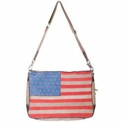 Best Pirce ❤️ Scully 👩 Women's Studded Patriotic Crossbody Bag 🛒
