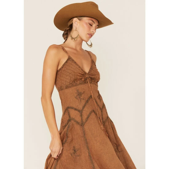 Best deal โจ Scully Long Spaghetti Strap ๐ Dress For ๐ฉ Women Copper ๐ - Image 3