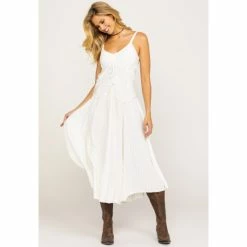 Outlet ❤️ Scully 👩 Women's Solid Midi 👗 Dress Copper 🔔