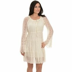 Best Pirce 🌟 Scully Lace 👗 Dress For 👩 Women Ivory 👏