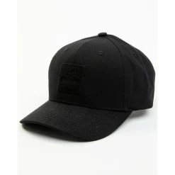 Outlet ⌛ Brixton Men's Alpha Block Tactical ⚾ Baseball Cap Black ⭐
