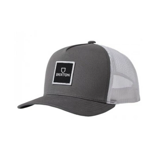 Best reviews of ๐ Brixton Men's Alpha Block Logo Patch Crossover MP Mesh-Back Trucker Cap Grey ๐ฏ