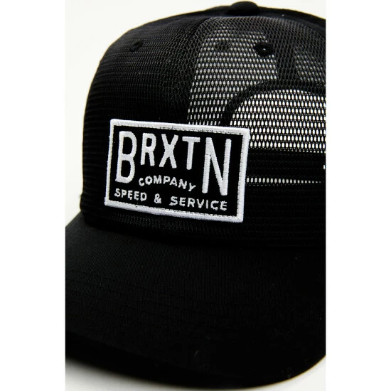 Outlet ๐คฉ Brixton Men's Tune Up LP Mesh-Back โพ Baseball Cap Black ๐ - Image 2