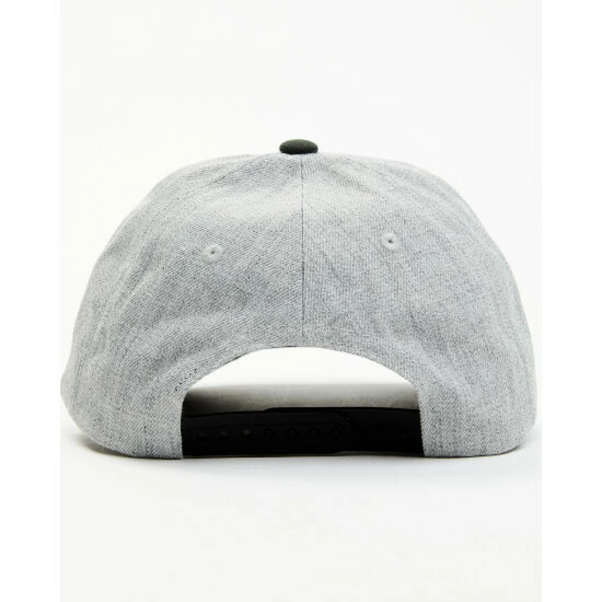 New ๐ Brixton Men's Crest โพ Baseball Cap Heather Grey ๐ - Image 3