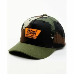 Top 10 🧨 Brixton Men's Linwood Camo ⚾ Baseball Cap Olive ✔️