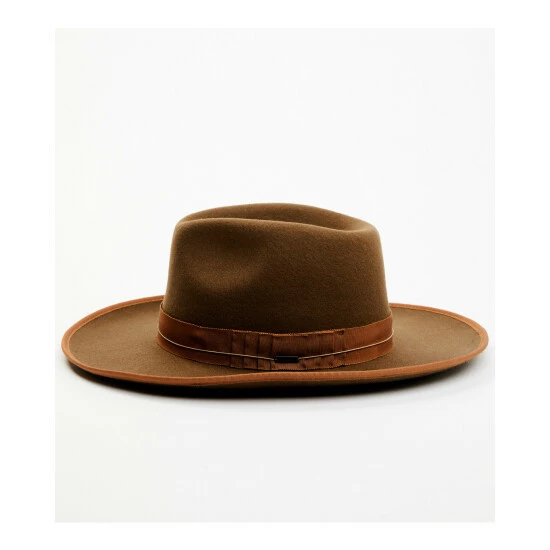Discount ๐ฏ Brixton Men's Reno Fedora Brown ๐ฅฐ - Image 3