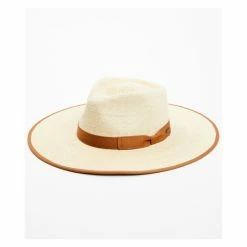 Hot Sale 👍 Brixton Men's Jo Straw Ranch Hat Natural 🔔