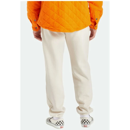 Outlet โค๏ธ Brixton Men's Alton Line Fleece Jogger Beige/khaki ๐ - Image 2