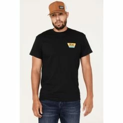 Brand new 🎉 Brixton Men's Linwood Logo Graphic T-Shirt Black ⭐