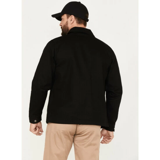 Coupon ๐ Brixton Men's Beta Coaches Solid Print Wind And Water Repellent Jacket Black ๐ - Image 4