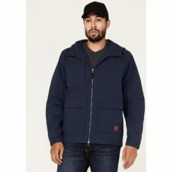 Cheap ⭐ Brixton Men's Utility Packable Parka Jacket Navy 👍