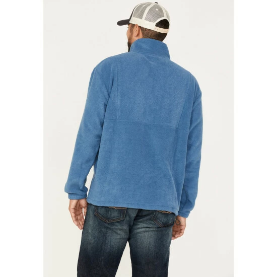 Flash Sale 👏 Brixton Men's Half-Zip Fleece Pullover Blue 🤩 - Image 4