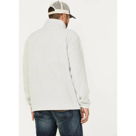 Best Pirce ๐ Brixton Men's Half-Zip Fleece Pullover Beige/khaki โ - Image 4