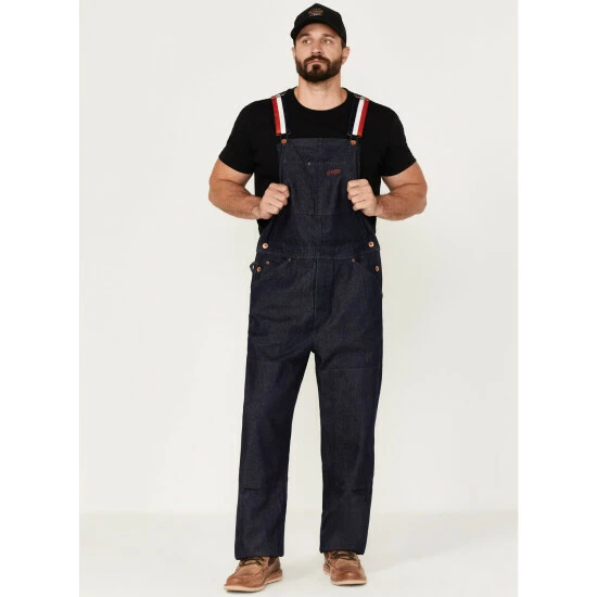 Deals ๐ Brixton X Willie Nelson Men's Denim Overalls Indigo โจ