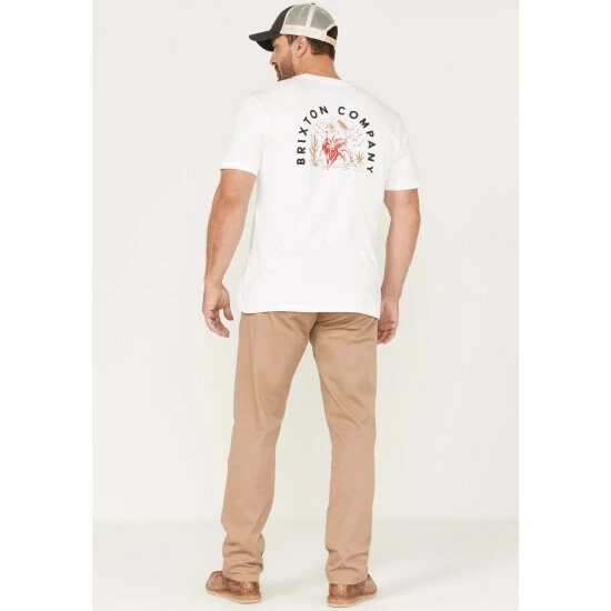 Discount ๐ Brixton Men's Choice Stretch Twill Chino Pants Beige/khaki โ๏ธ - Image 3