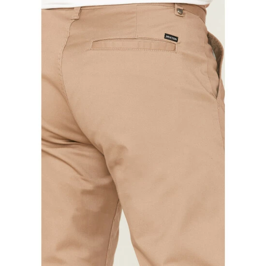 Discount ๐ Brixton Men's Choice Stretch Twill Chino Pants Beige/khaki โ๏ธ - Image 4