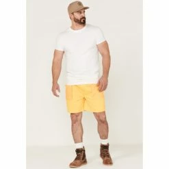 Brand new ⌛ Brixton Men's Jupiter Service Crossover Shorts Yellow 🧨